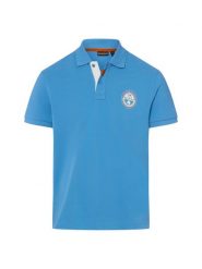 Napapijri koszulka polo - Sol Mężczyźni Bawełna niebieski, XL. Niebieskie koszulki polo męskie Napapijri, m, bez wzorów, z bawełny, bez ramiączek. Za 229.95 zł.