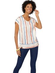 WITT WEIDEN Koszulka w kolorze kremowym rozmiar: 44. Brązowe bluzki damskie WITT WEIDEN, bez wzorów, bez kołnierzyka, bez ramiączek. Za 32.67 zł.