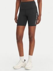 Calvin Klein Performance Szorty sportowe LVGWS6L712 Czarny Slim Fit. Czarne spodenki sportowe damskie Calvin Klein Performance, l, z syntetyku, na fitness i siłownię. Za 209.99 zł.