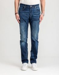 Męskie Spodnie Jeansowe Marcus Felix Jeans 2079 Blue Texas 14-200202. Niebieskie spodnie materiałowe męskie MARCUS, bez wzorów, z jeansu. Za 199.99 zł.