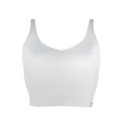 AT-008 TOP Sport - TOP Sportowy, Biały. Białe topy sportowe damskie BARNETT, s, bez wzorów, z nylonu, bez ramiączek. Za 175.00 zł.