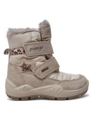 Primigi Śniegowce 6878544 M GORE-TEX Beżowy. Brązowe kozaki dziewczęce Primigi, bez wzorów, z gore-texu, bez obcasa. Za 479.99 zł.