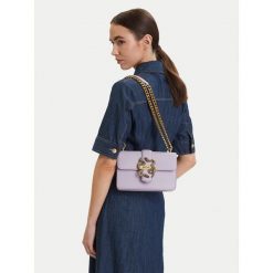 Torebka Just Cavalli. Fioletowe torebki klasyczne damskie Just Cavalli, bez wzorów, bez dodatków. Za 782.99 zł.