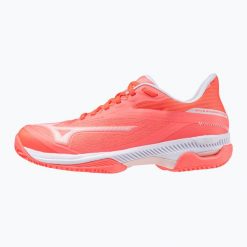 Buty do tenisa damskie Mizuno Wave Exceed Court CC W calypso. Czerwone obuwie do biegania damskie Mizuno, mizuno wave. Za 449.99 zł.
