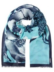 Olsen Szal w kolorze turkusowym rozmiar: onesize. Niebieskie szaliki i kominy damskie Olsen, bez wzorów, z materiału. Za 105.14 zł.