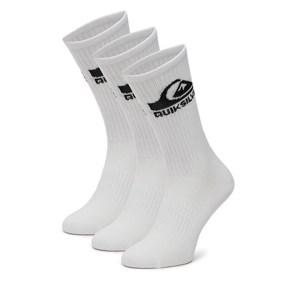 Skarpety długie Quiksilver. Białe skarpetki męskie Quiksilver, bez wzorów. Za 39.99 zł.