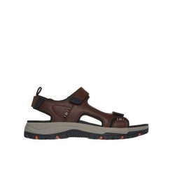 Sandały męskie SKECHERS Prewitt Rigdon. Brązowe sandały męskie Skechers, bez zapięcia. Za 209.99 zł.