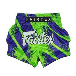 Spodenki Muay Thai Fairtex BS1928 Niebieskie/Zielone L. Zielone szorty męskie FAIRTEX, bez kołnierzyka. Za 279.00 zł.