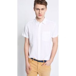 Wrangler - Koszula. Białe koszule męskie Wrangler, l, bez wzorów, z bawełny, bez kołnierzyka, bez ramiączek. W wyprzedaży za 139.90 zł.