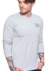 LEE CHEST LOGO TEE MĘSKA KOSZULKA Z DŁUGIM RĘKAWEM LONGSLEEVE LOGO SHARP GREY MELE L64SFE03 112115913. Szare koszulki męskie z długim rękawem Lee, l. Za 99.99 zł.