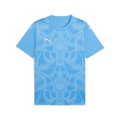 Koszulka Puma Team Ultimate. Niebieskie t-shirty sportowe męskie Puma, z materiału, bez ramiączek, do piłki nożnej. Za 174.50 zł.