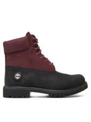 Timberland Trapery 6 In Premium TB0A2P6WEJE1 Bordowy. Czerwone buty zimowe męskie Timberland, z nubiku, bez zapięcia. Za 659.99 zł.