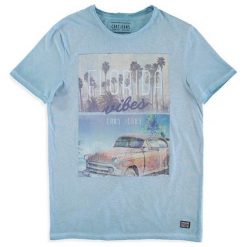 Cars-Jeans Męski T-shirt Vibes 4125771 Greyblue (rozmiar M). T-shirty męskie Cars-Jeans, m, bez wzorów, z bawełny, bez kołnierzyka. W wyprzedaży za 65.00 zł.