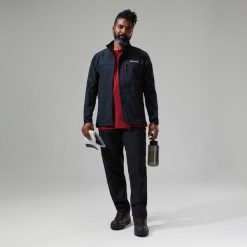 Kurtka softshell męska Berghaus Ghlas 2.0 Softshell JKT. Czarne kurtki męskie Berghaus, m, bez wzorów, z softshellu, bez kaptura. Za 361.99 zł.