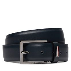 Pasek Męski Tommy Hilfiger. Niebieskie paski męskie Tommy Hilfiger, bez wzorów. Za 299.99 zł.