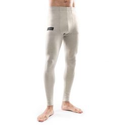 Męskie legginsy termoaktywne do sportów zimowych z wełny Ultimate. Brązowe bielizna termoaktywna męska SIROKO, m, bez wzorów, z wełny. Za 317.00 zł.