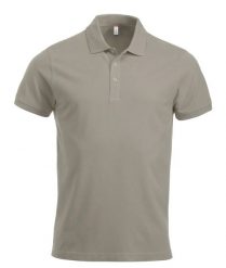 Clique Classic Lincoln S/S koszulka polo z bawełny w nowym fasonie – silver. Szare koszulki polo męskie CLIQUE, s, bez wzorów, z bawełny, bez ramiączek. Za 121.85 zł.