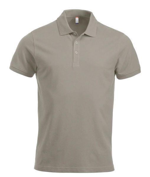 Clique Classic Lincoln S/S koszulka polo z bawełny w nowym fasonie – silver. Szare koszulki polo męskie CLIQUE, s, bez wzorów, z bawełny, bez ramiączek. Za 121.85 zł.