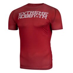 Koszulka Techniczna Sportowa Męska EXTREME HOBBY TRACE. Czerwone t-shirty sportowe męskie EXTREME HOBBY, m, z elastanu, bez ramiączek, do biegania. Za 149.00 zł.