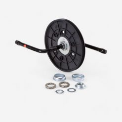 Mechanizm korbowy jednoczęściowy. Szare stroje jednoczęściowe damskie DOMYOS, bez wzorów. Za 119.99 zł.
