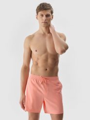 4F Spodenki plażowe męskie - pomarańczowe XXL. Brązowe szorty męskie 4f, na lato, z aplikacjami, z elastanu, wakacyjne. Za 59.99 zł.