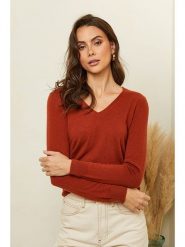 Soft Cashmere Kaszmirowy sweter w kolorze jasnobrązowym rozmiar: 38. Brązowe swetry klasyczne damskie Soft Cashmere, z kaszmiru, bez kołnierzyka. Za 339.99 zł.