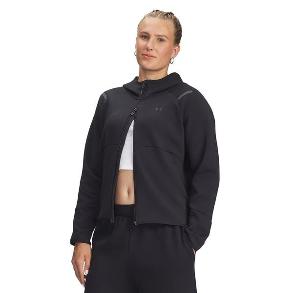 Damska bluza dresowa zapinana na zamek Under Armour Unstoppable Fleece. Czarne bluzy sportowe damskie Under Armour, l, z bawełny. Za 473.35 zł.