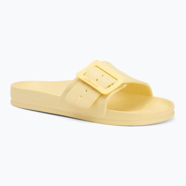 Klapki damskie Ellesse Eloise. Żółte klapki damskie Ellesse, bez wzorów, z materiału, bez obcasa. Za 52.99 zł.