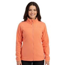 Bluza turystyczna damska Canadian Peak Ura. Brązowe bluzy z kapturem damskie Canadian Peak, s, z polaru. Za 108.64 zł.