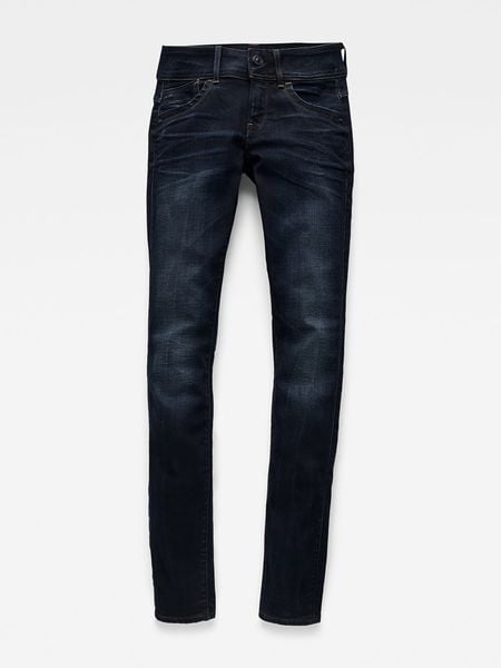 G-Star Dżinsy - Skinny fit - w kolorze granatowym rozmiar: W29/L30. Niebieskie jeansy damskie G-Star. Za 239.95 zł.