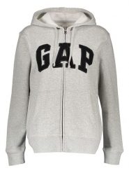 GAP Bluza w kolorze jasnoszarym rozmiar: XS. Szare bluzy z kapturem męskie GAP, xs. Za 92.42 zł.