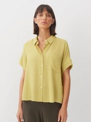 Someday. Koszula w kolorze żółtym rozmiar: 40. Żółte koszule damskie Someday, bez wzorów, z wiskozy, bez kołnierzyka, bez ramiączek. Za 165.99 zł.