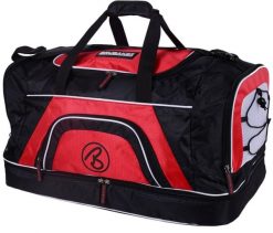 BRUBAKER Big Base - Torba sportowa 90L czarno-czerwona. Czarne torby męskie na ramię X2, bez wzorów, z materiału, na ramię, duże. Za 232.99 zł.