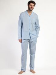 Admas Piżama "Admas home" w kolorze błękitnym rozmiar: L. Niebieskie piżamy męskie admas, l, bez wzorów, z bawełny, bez ramiączek. Za 165.99 zł.