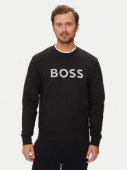 Boss Bluza C-Soleri 04 50521117 Czarny Relaxed Fit. Czarne bluzy bez kaptura męskie Boss, m, z bawełny. Za 459.99 zł.