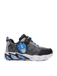 TRANSFORMERS Sneakersy CEO-CP23-AW26-318TF Szary ciemny. Szare trampki i tenisówki chłopięce TRANSFORMERS, bez wzorów, ze skóry, bez zapięcia. Za 129.99 zł.