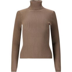 Sweter damski Athlecia Jelina. Szare swetry klasyczne damskie Athlecia, bez kołnierzyka. Za 231.50 zł.