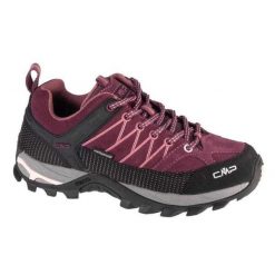 Damskie Buty Turystyczne Rigel Suede Low Cut. Czarne obuwie trekkingowe damskie CMP. Za 614.99 zł.