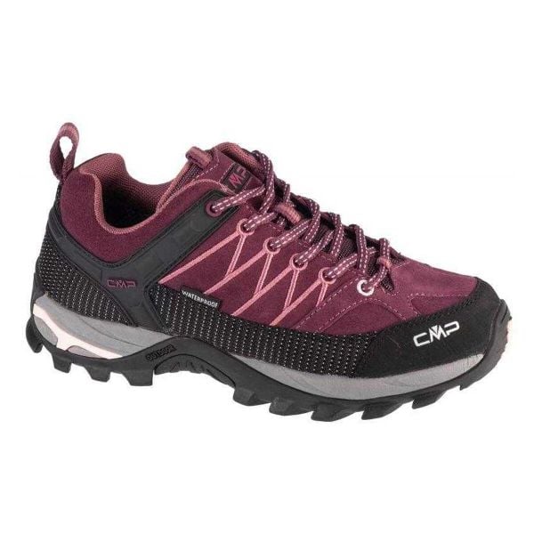 Damskie Buty Turystyczne Rigel Suede Low Cut. Czarne obuwie trekkingowe damskie CMP. Za 614.99 zł.