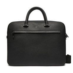 Torba na laptopa BOSS. Czarne torby na laptopa damskie Boss, bez wzorów. Za 692.99 zł.