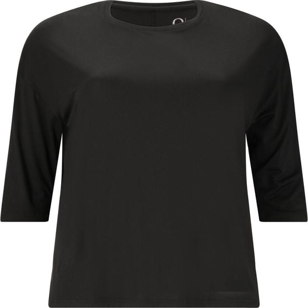 Koszulka damska Q Sportswear Jenirei Soft Touch 3/4. Czarne bluzki damskie ENDURANCE Q, bez wzorów, sportowe, bez kołnierzyka, bez ramiączek. Za 170.00 zł.