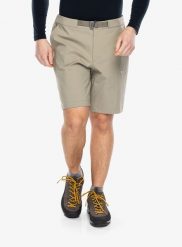 Spodenki turystyczne męskie Montane Tenacity Lite Shorts. Brązowe szorty męskie Montane, z tkaniny, bez kołnierzyka. Za 382.80 zł.