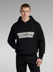 G-Star Sweter w kolorze czarnym rozmiar: XL. Czarne swetry męskie G-Star, xl, bez wzorów, z bawełny, bez kołnierzyka. Za 223.99 zł.