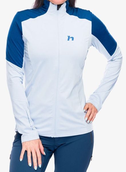 Bluza damska Hannah Nemea. Niebieskie bluzy z kapturem damskie Hannah, z materiału. Za 338.15 zł.