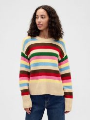 GAP Sweter ze wzorem rozmiar: S. Swetry klasyczne damskie GAP, s, z bawełny, bez kołnierzyka. Za 156.61 zł.