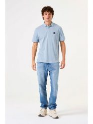 Garcia Koszulka polo w kolorze błękitnym rozmiar: S. Niebieskie koszulki polo męskie Garcia, s, bez wzorów, z bawełny, bez ramiączek. Za 96.60 zł.
