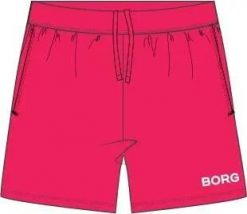 Bjorn_borg BORG SOFT SHORTS JUNIOR DIVA PINK. Czerwone szorty męskie Björn Borg, bez wzorów. Za 174.50 zł.