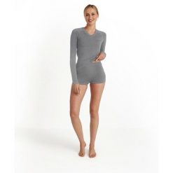 Bokserki damskie Falke Wool-Tech Light. Szare bokserki i panty damskie Falke, l, bez wzorów, z dzianiny. Za 333.00 zł.