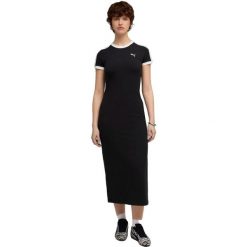 Sukienka Puma T7 Dress, Kobiety. Czarne sukienki damskie Puma, xs, bez wzorów, z bawełny, bez kołnierzyka, bez ramiączek. Za 290.00 zł.