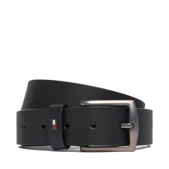 Pasek Męski Tommy Hilfiger. Czarne paski męskie Tommy Hilfiger, bez wzorów. Za 229.99 zł.